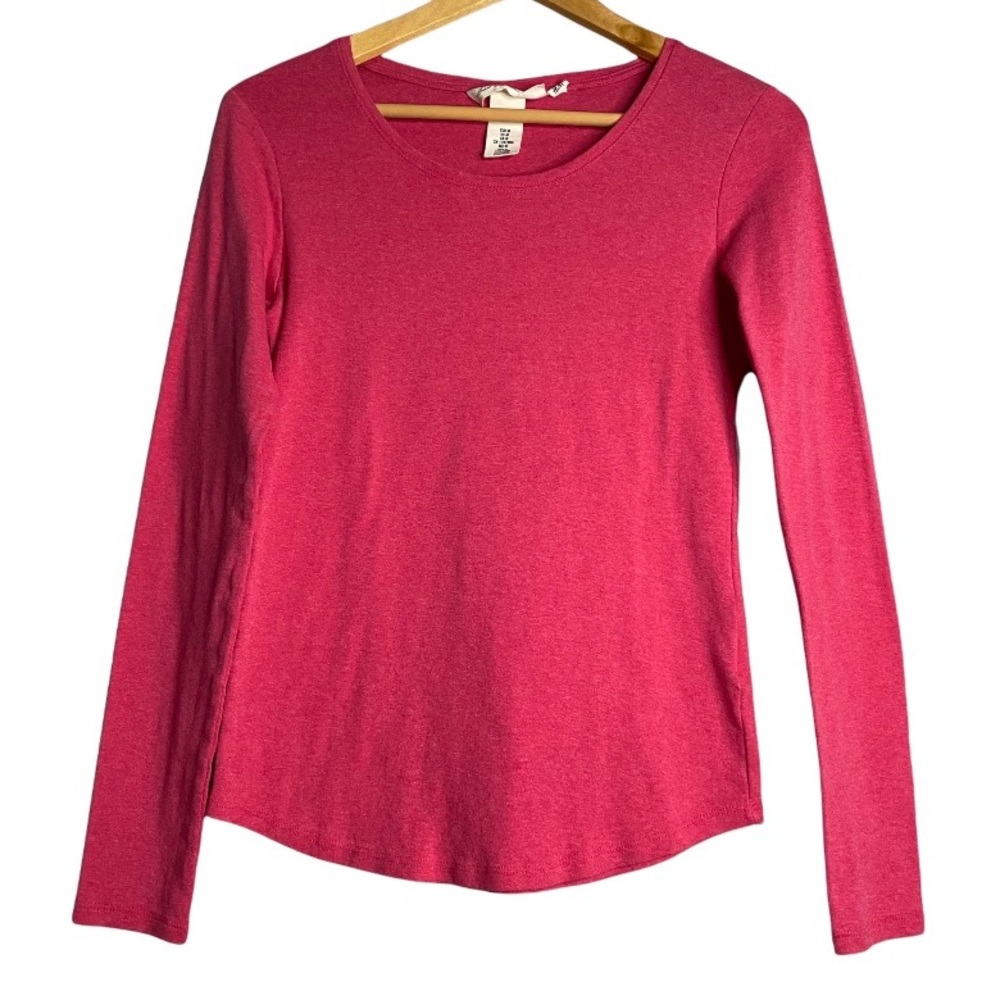 3/$20 H&M L.O.G.G Label of Graded Goods Basic Pink Crewneck Long Sleeve Shirt